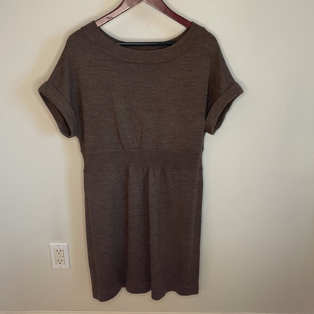 Brown Sweater Dress